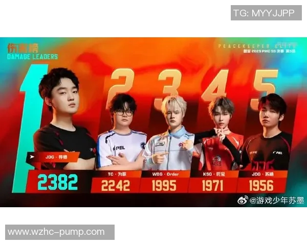最新和平精英耐力排行榜出炉JDG强势领跑前十名选手一览